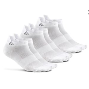 Ponožky CRAFT Shaftless 3-pack 1906059-900000 - bílá 46-48